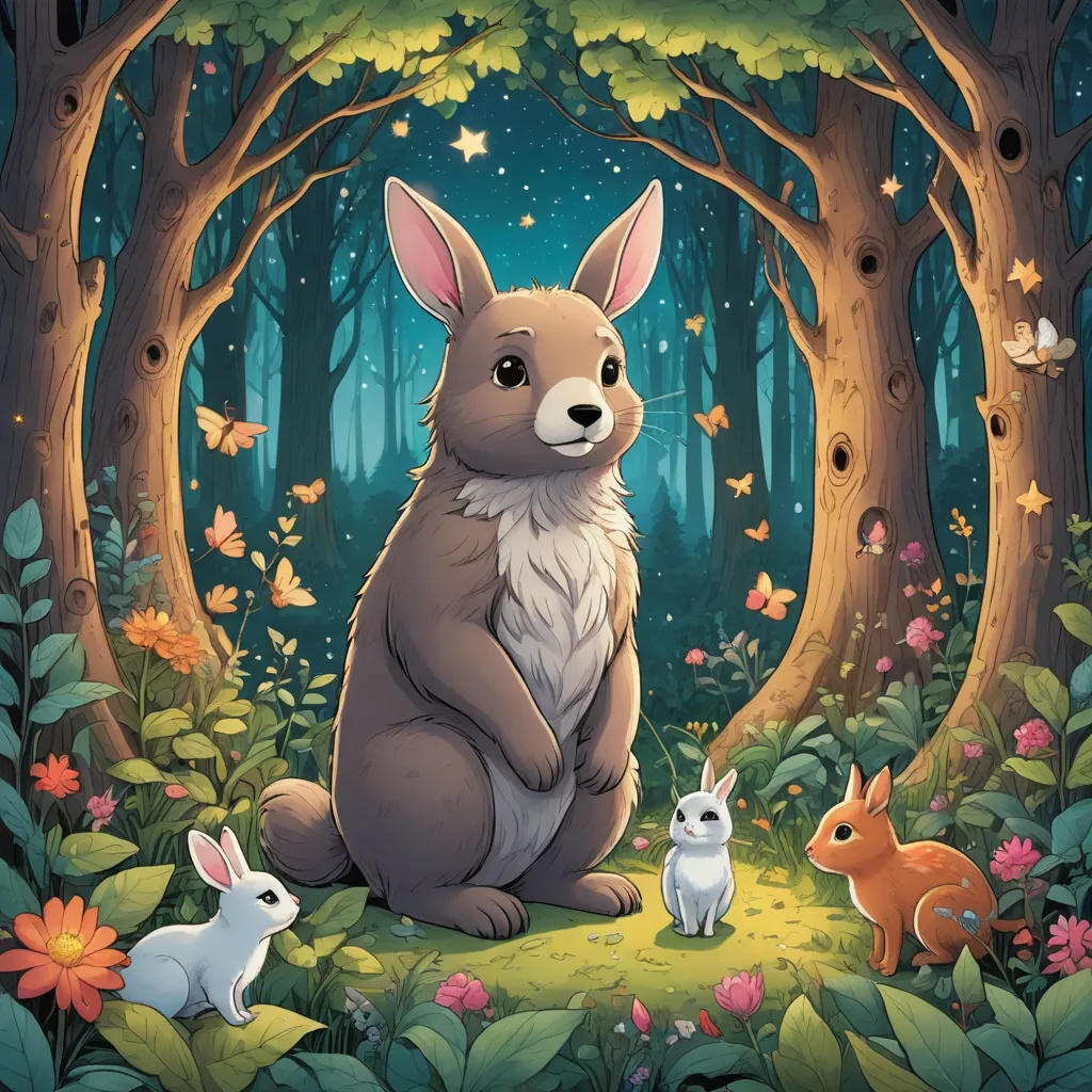 Bear and Cat's Adventure in the Enchanted Forest