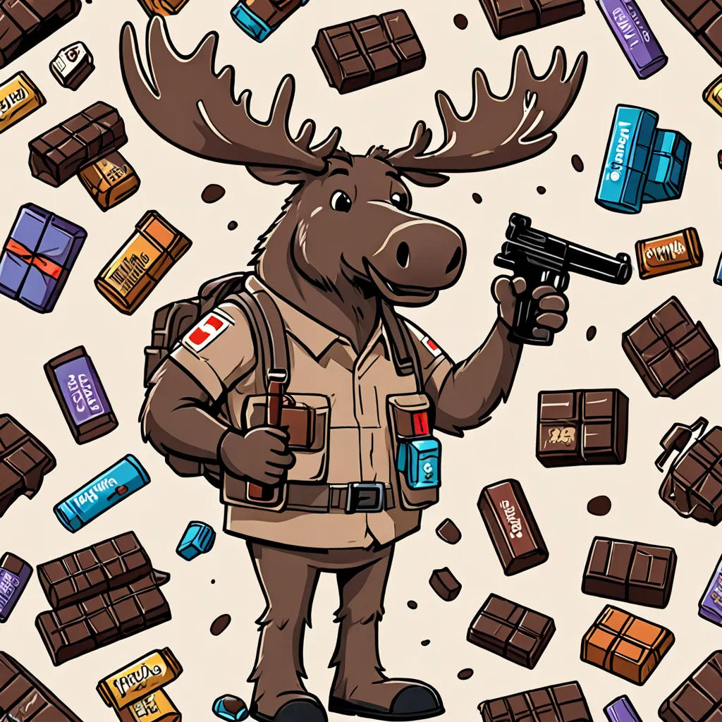 The Chocolate Bandit Moose