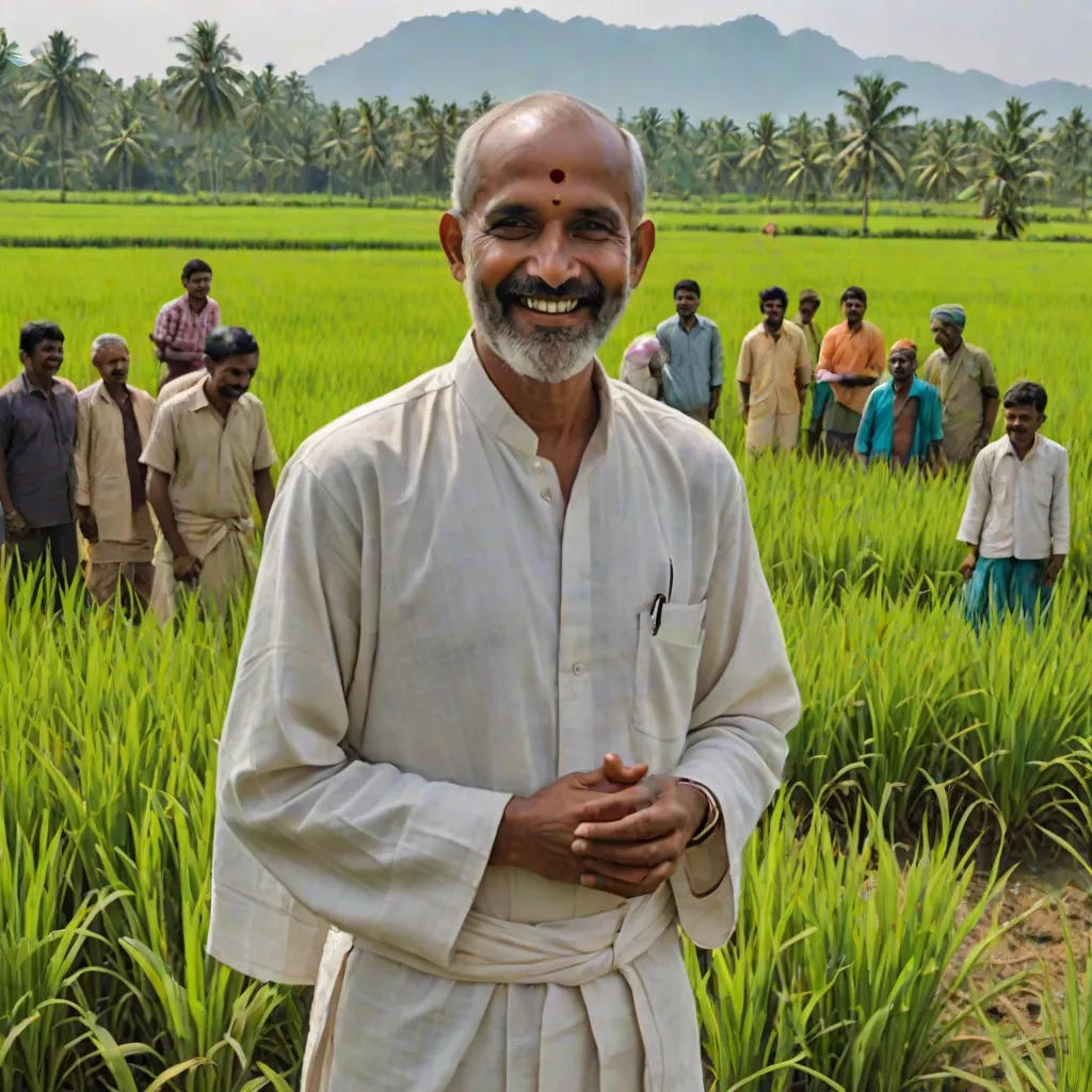 The Watchful Eye of the Rice Giver