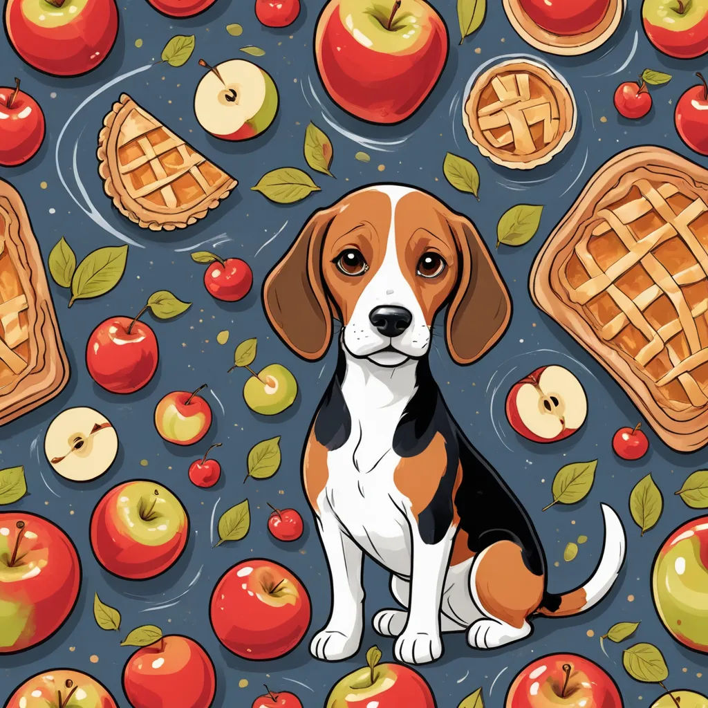 The Dog s Love for Apple Pie Story