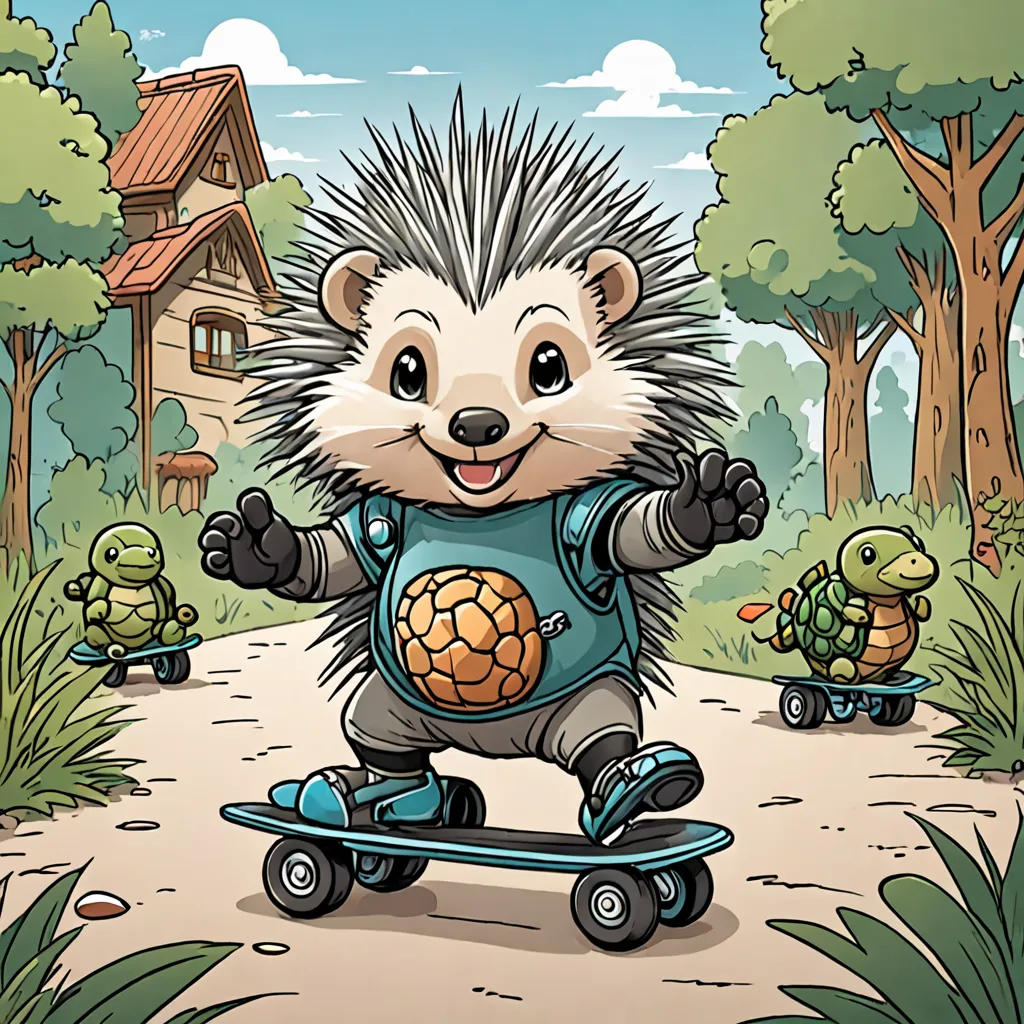 The Rollerblading Porcupine