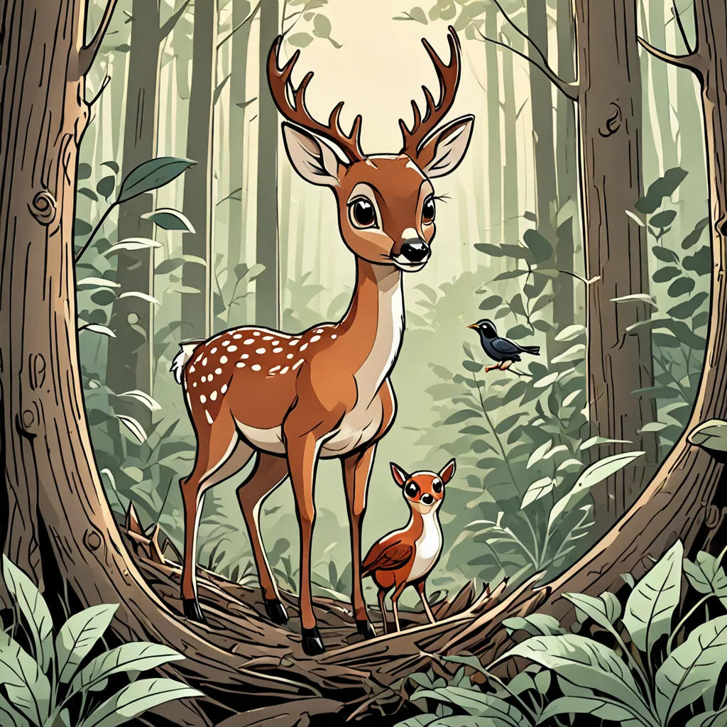 The Kind-Hearted Deer