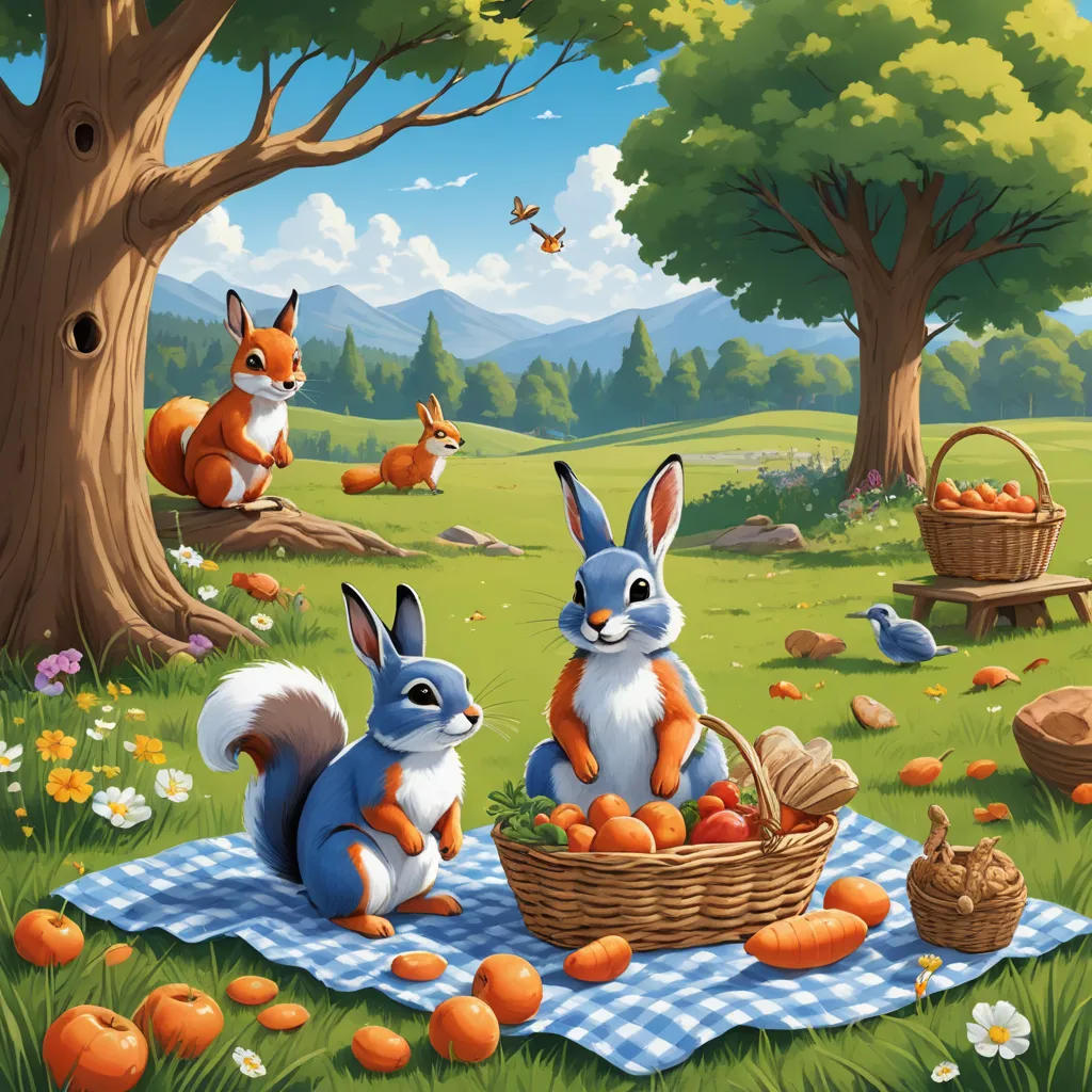The Colorful Picnic Adventure