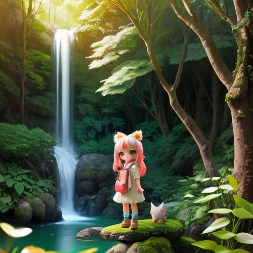 Resultado de imagem para floresta encantada  Spring scenery, Anime  scenery, Scenery wallpaper