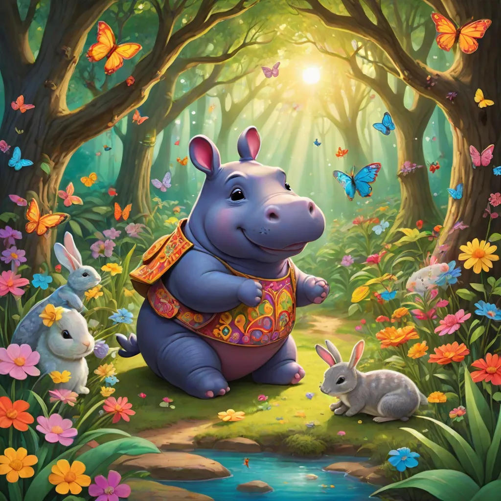 Hippie the Hippo and Hoppy the Bunny's Treasure Hunt
