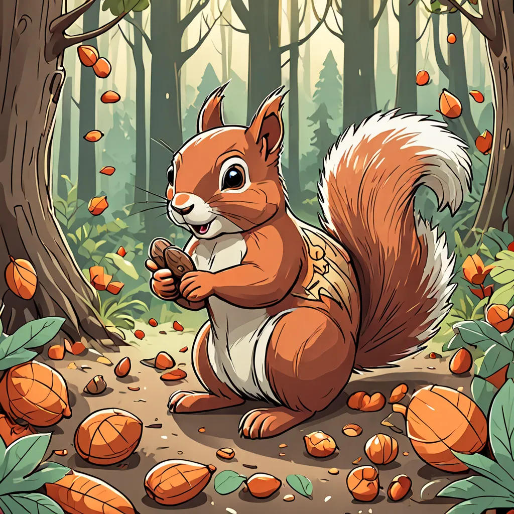 Sammy the Squirrel's Acorn Adventure