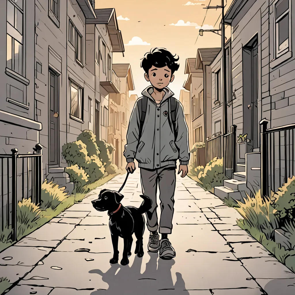 The Black Dog's True Friendship