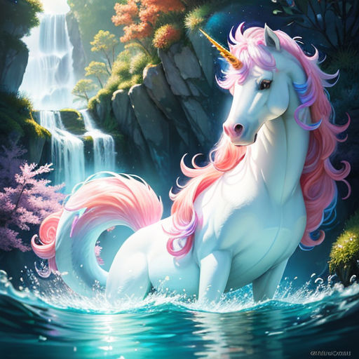 The Unicorn and the Mermaid's Hair