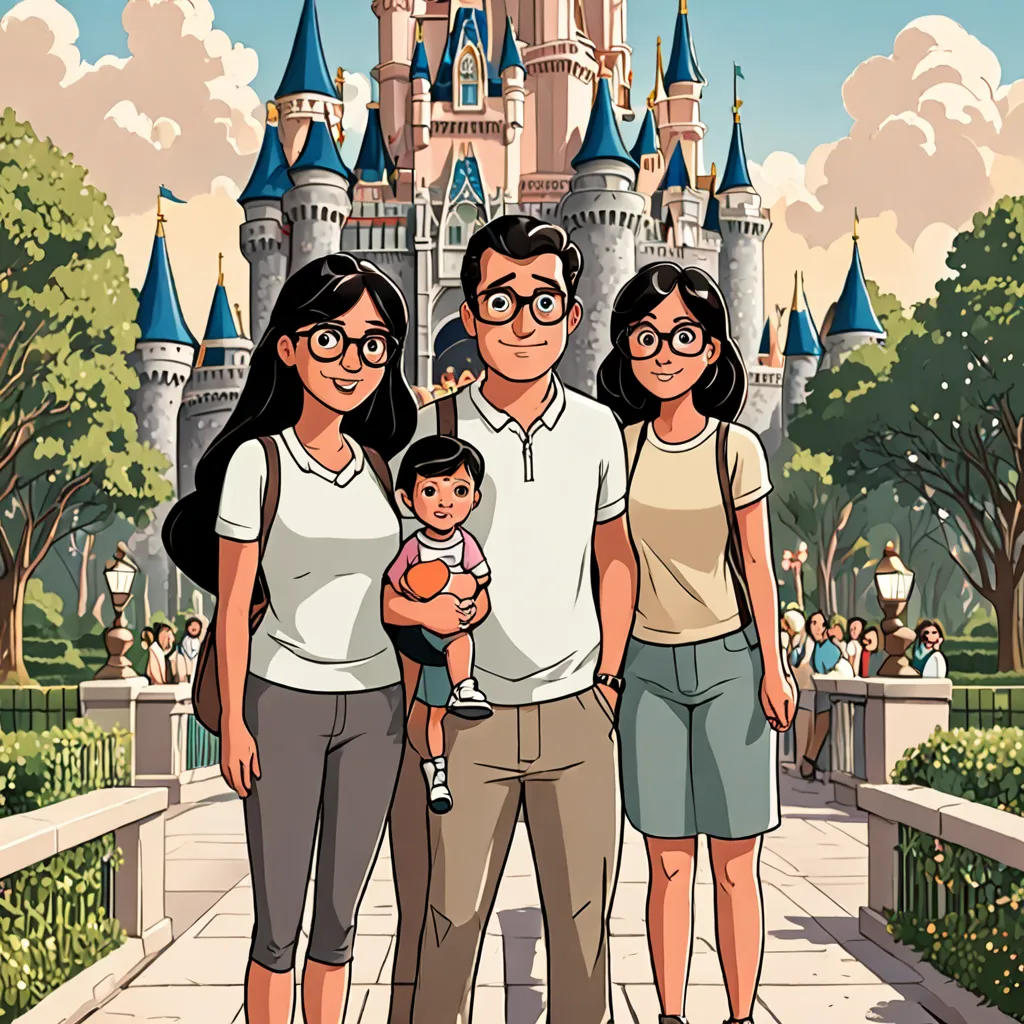 The Belchers at Disney World
