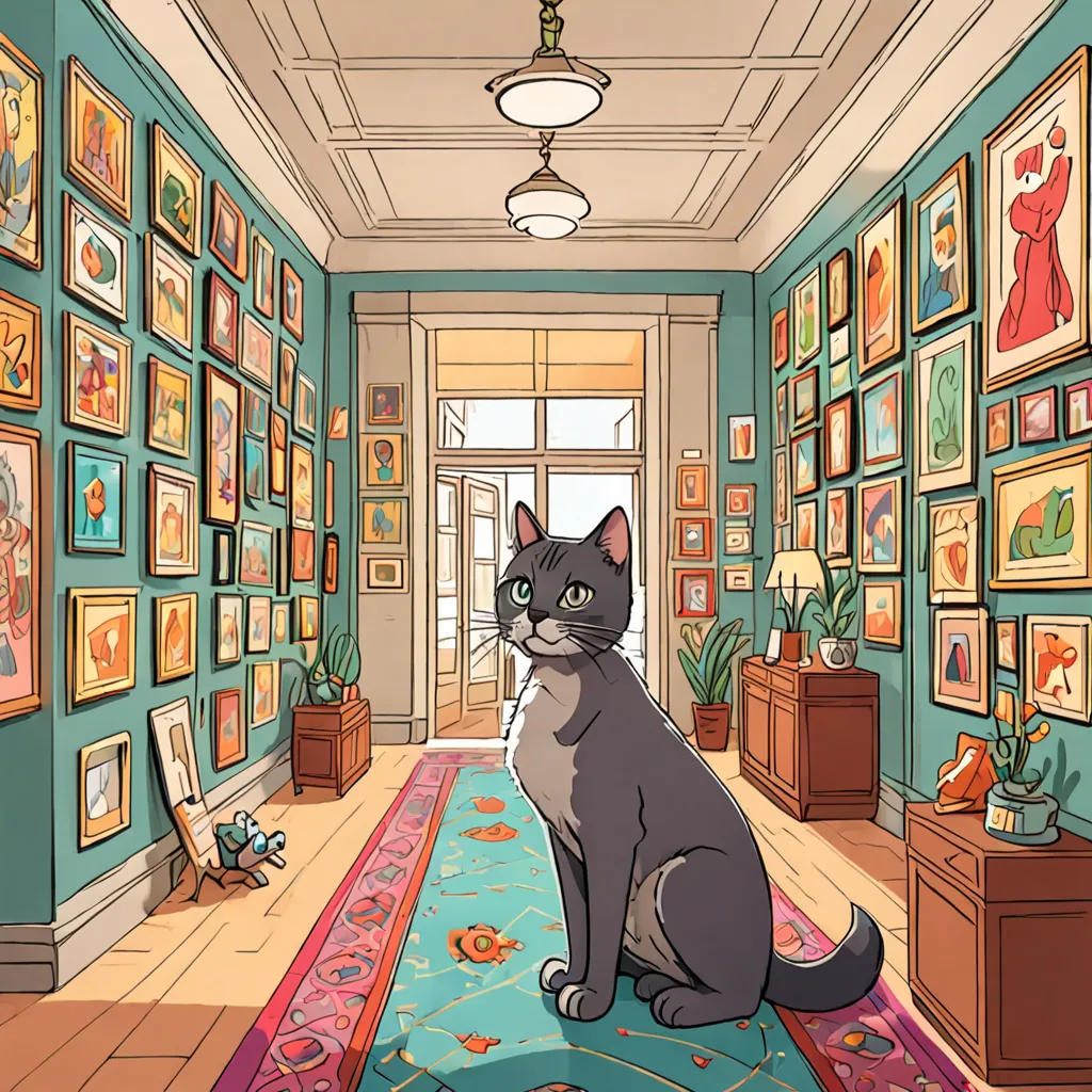 The Art Museum Adventures of Mia and Whiskers