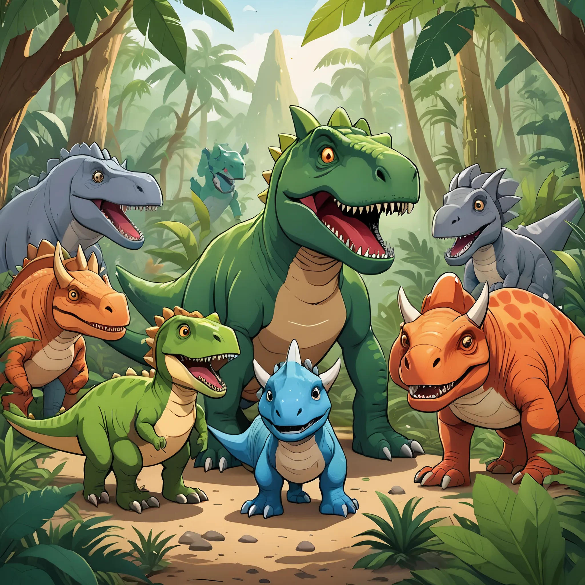 Tommy and Max: A Tiny T-Rex's Adventure
