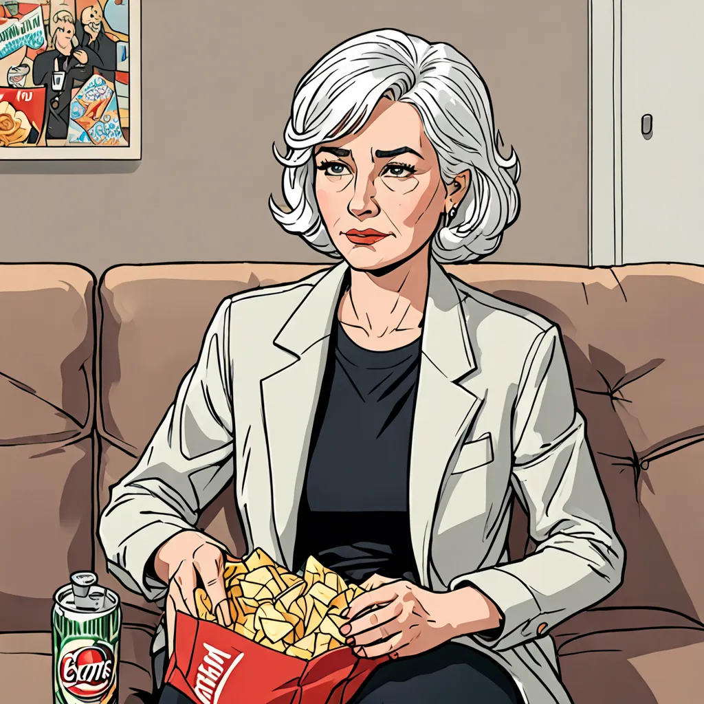 The Lazy White-Haired Woman