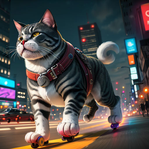 The Super Skating Cat