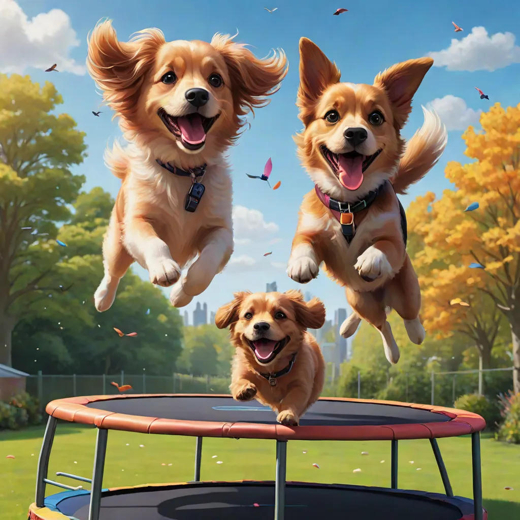 The Magical Trampoline Adventure