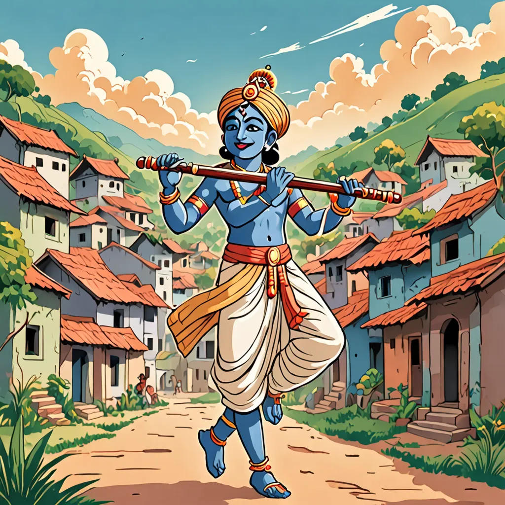 The Divine Dance of Krishna