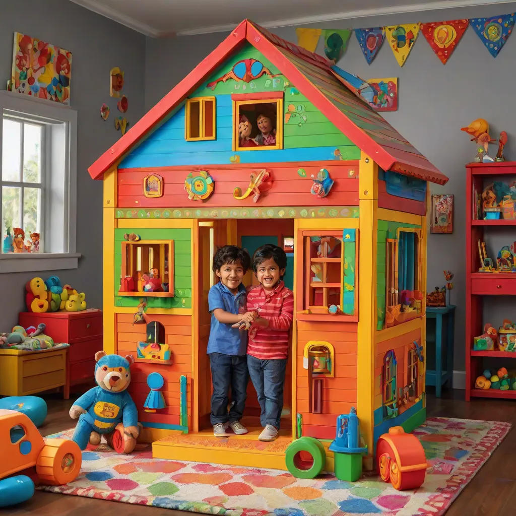 The Playful Haunted Toy House