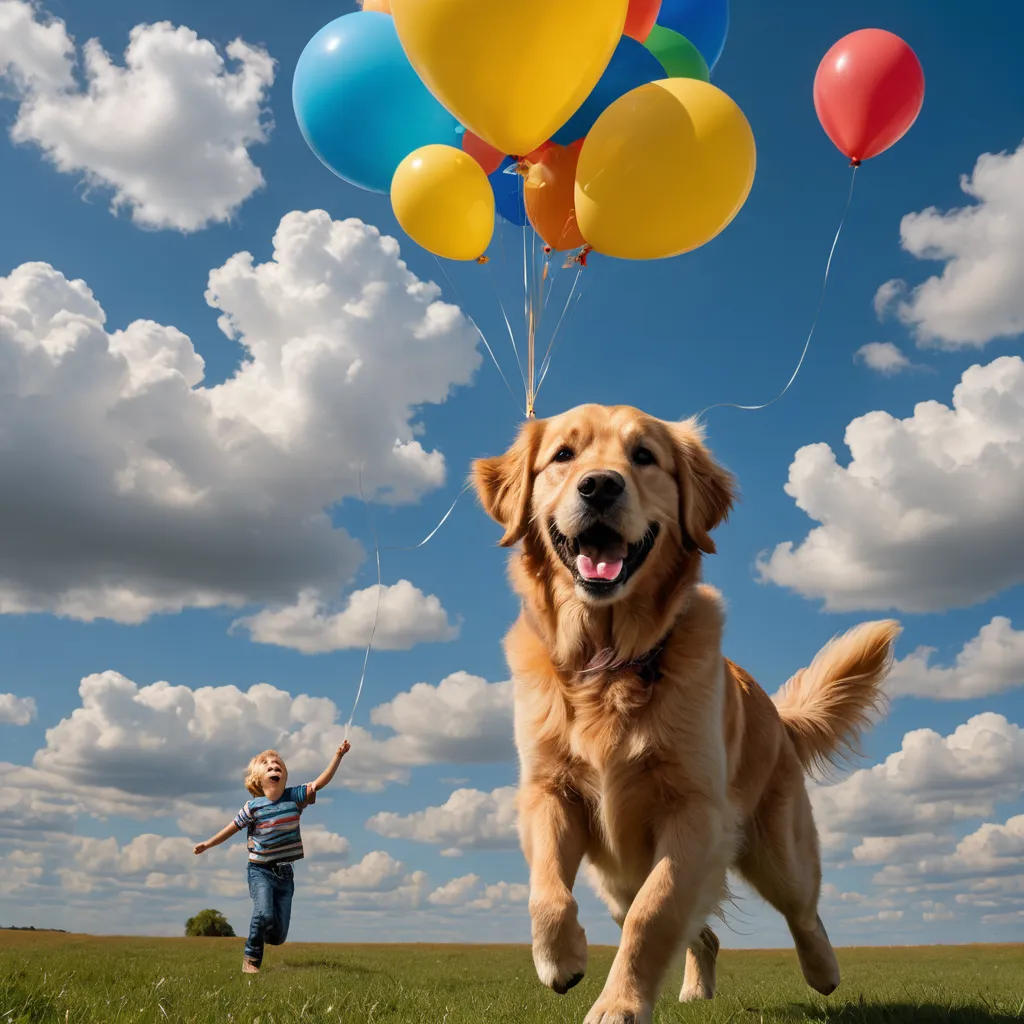 The Golden Dog's Balloon Adventure