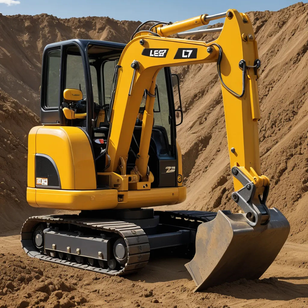 a yellow bulldozer is parked in the dirt near a hill side and a mountain side is in the background, precisionism, a digital rendering, De Hirsh Margules, xf iq4