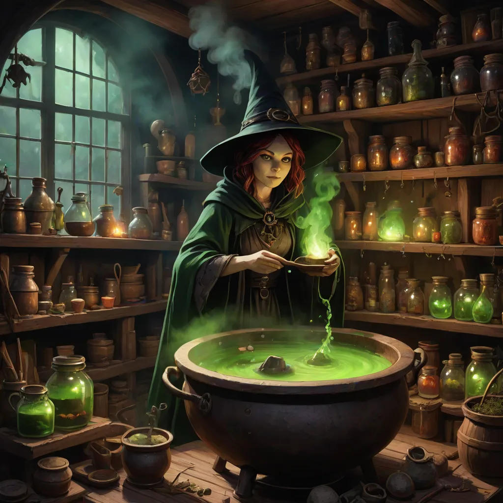 Wanda the Wobbly Witch and Her Potion Predicament