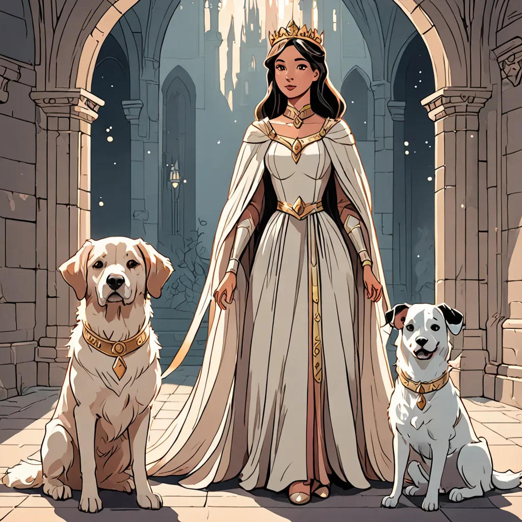 The Princess and her magical dog
