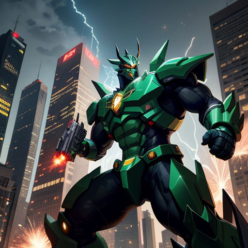 megazeo: Gouryujin (Dragonzord in Fighting Mode)... - big hero 6 & power  rangers