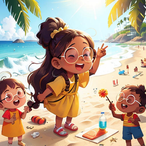 A Playful Beach Day