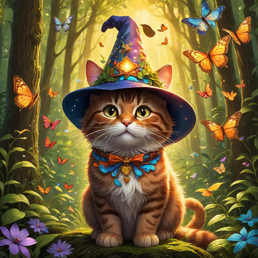The Curious Cat and the Magic Hat