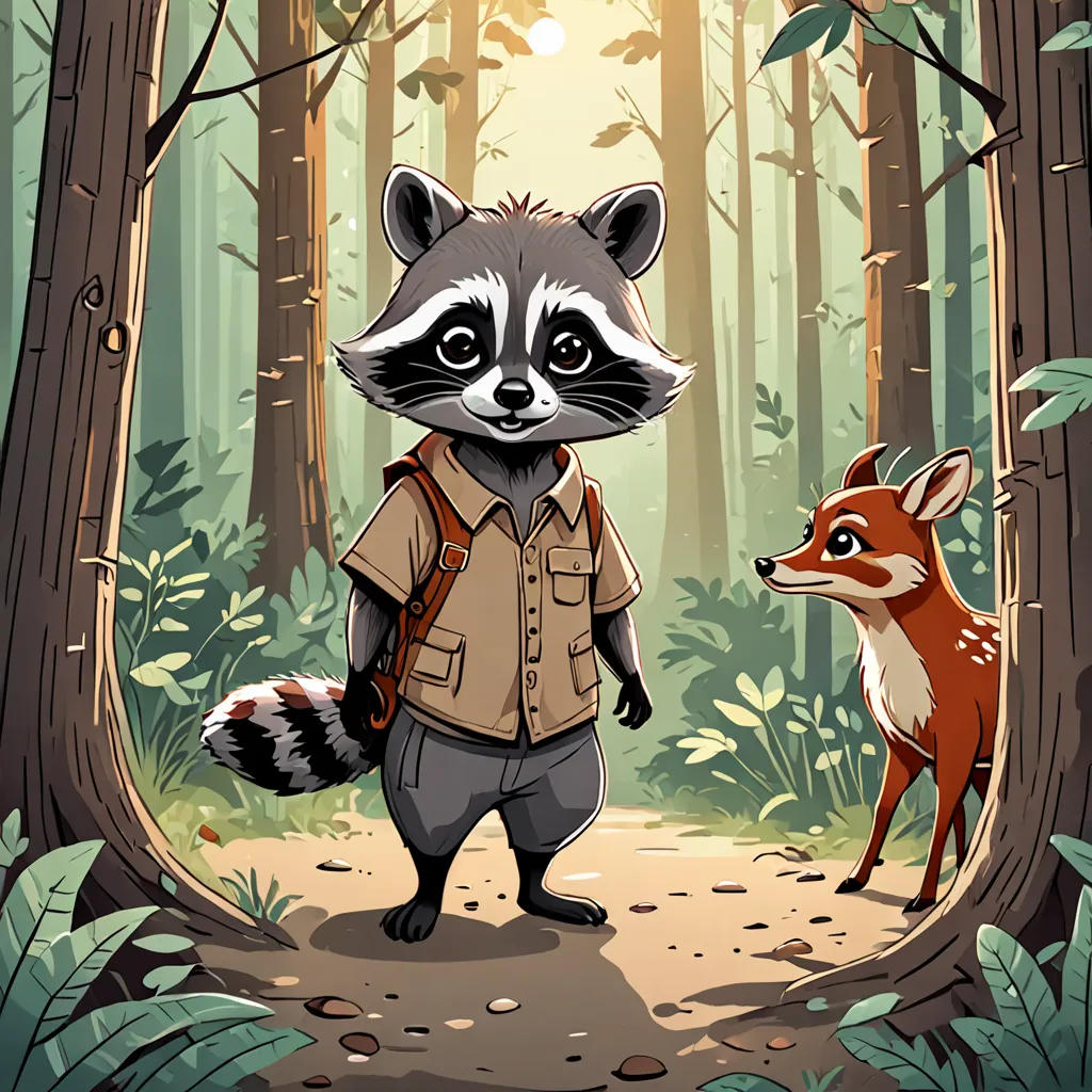 The Little Raccoon's Big Adventure