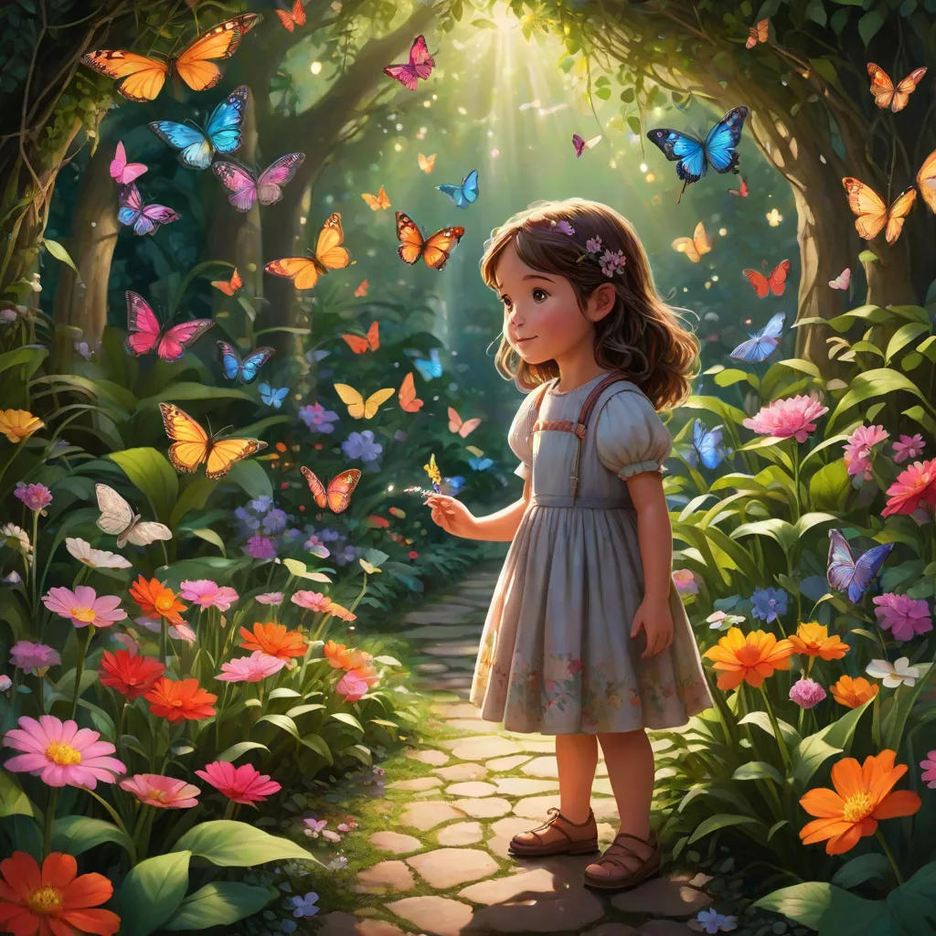 Anya's Adventure in the Garden