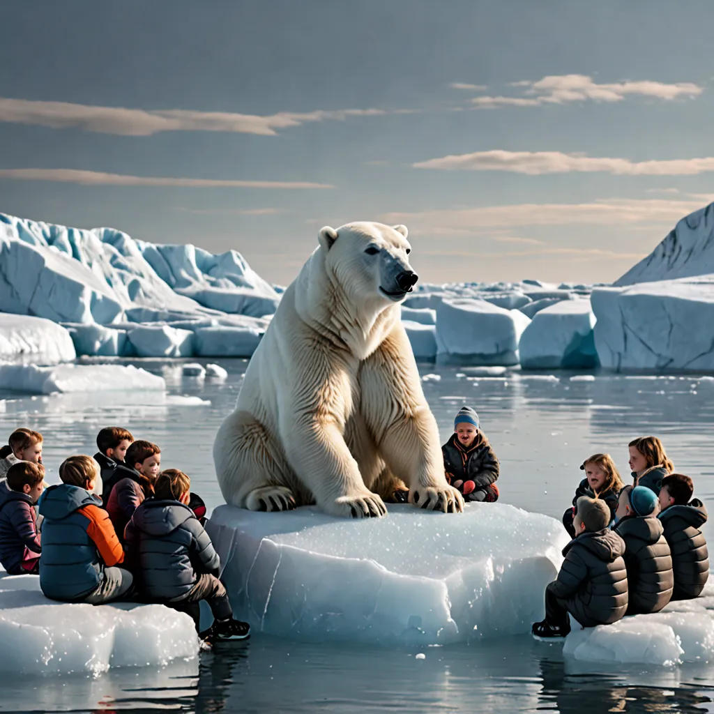 The Melting Ice: A Polar Bear's Tale