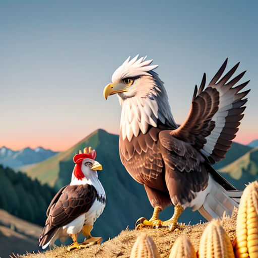 In The Angry Birds Movie, when Mighty Eagle jumped off the cliff