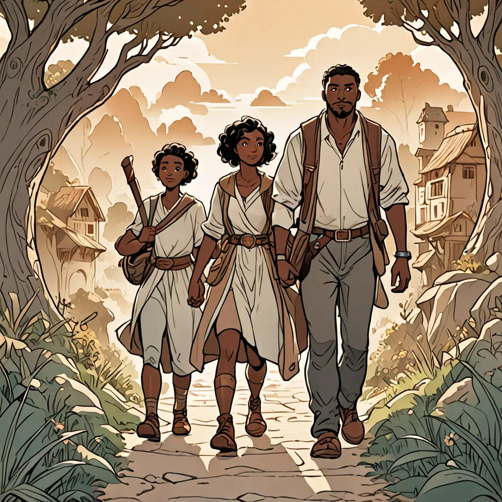 The Dragon Family's Journey