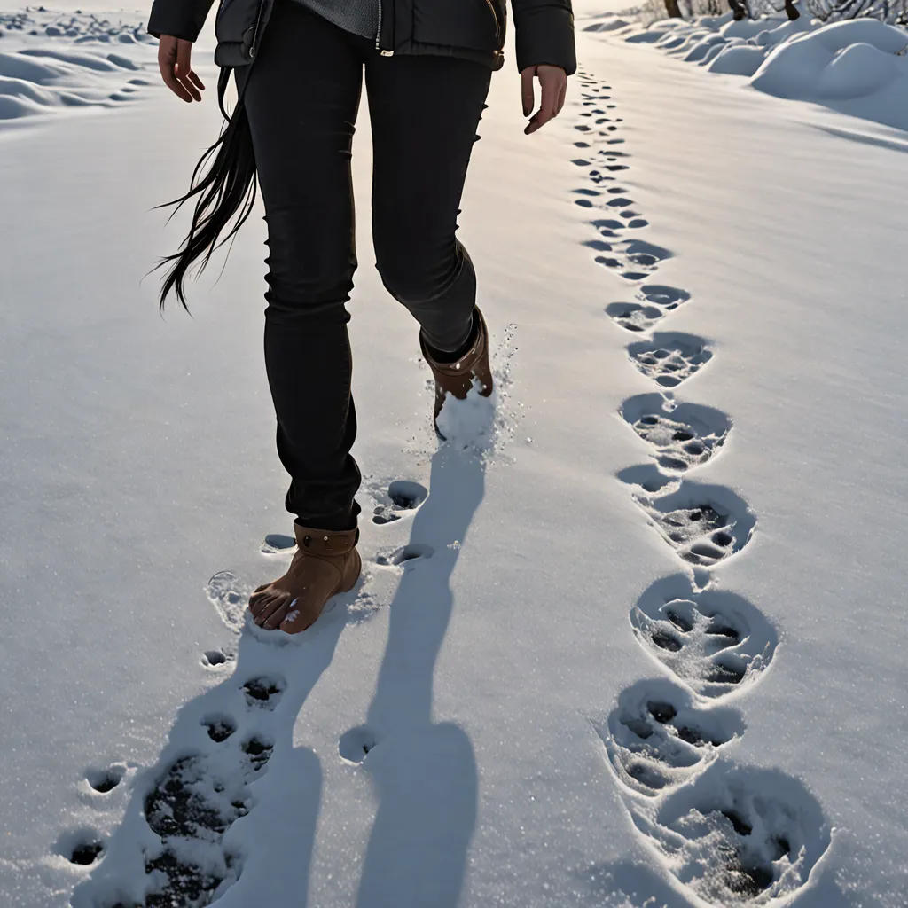 Footprints in the Snow