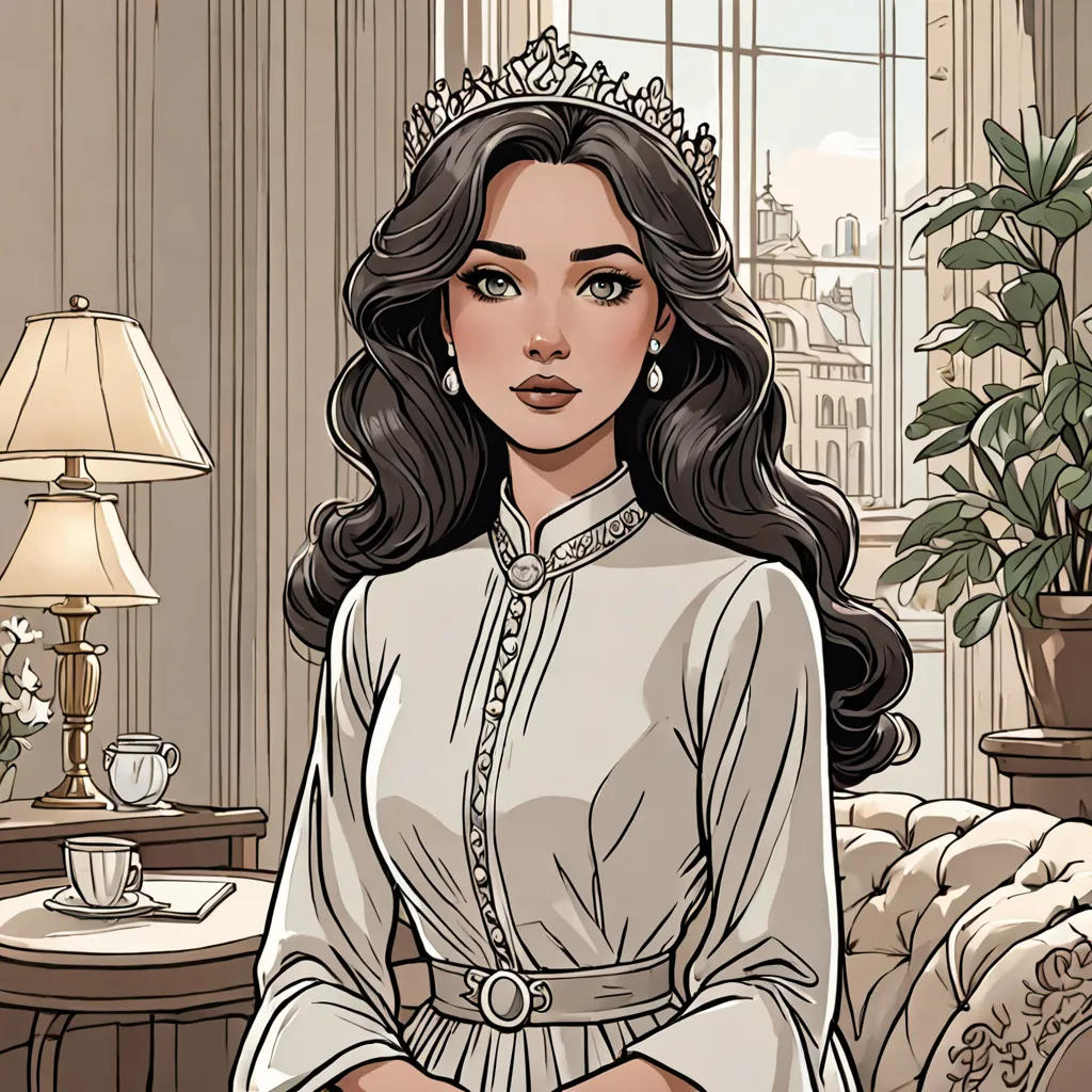 Elsa and the Snow Queen's Palace