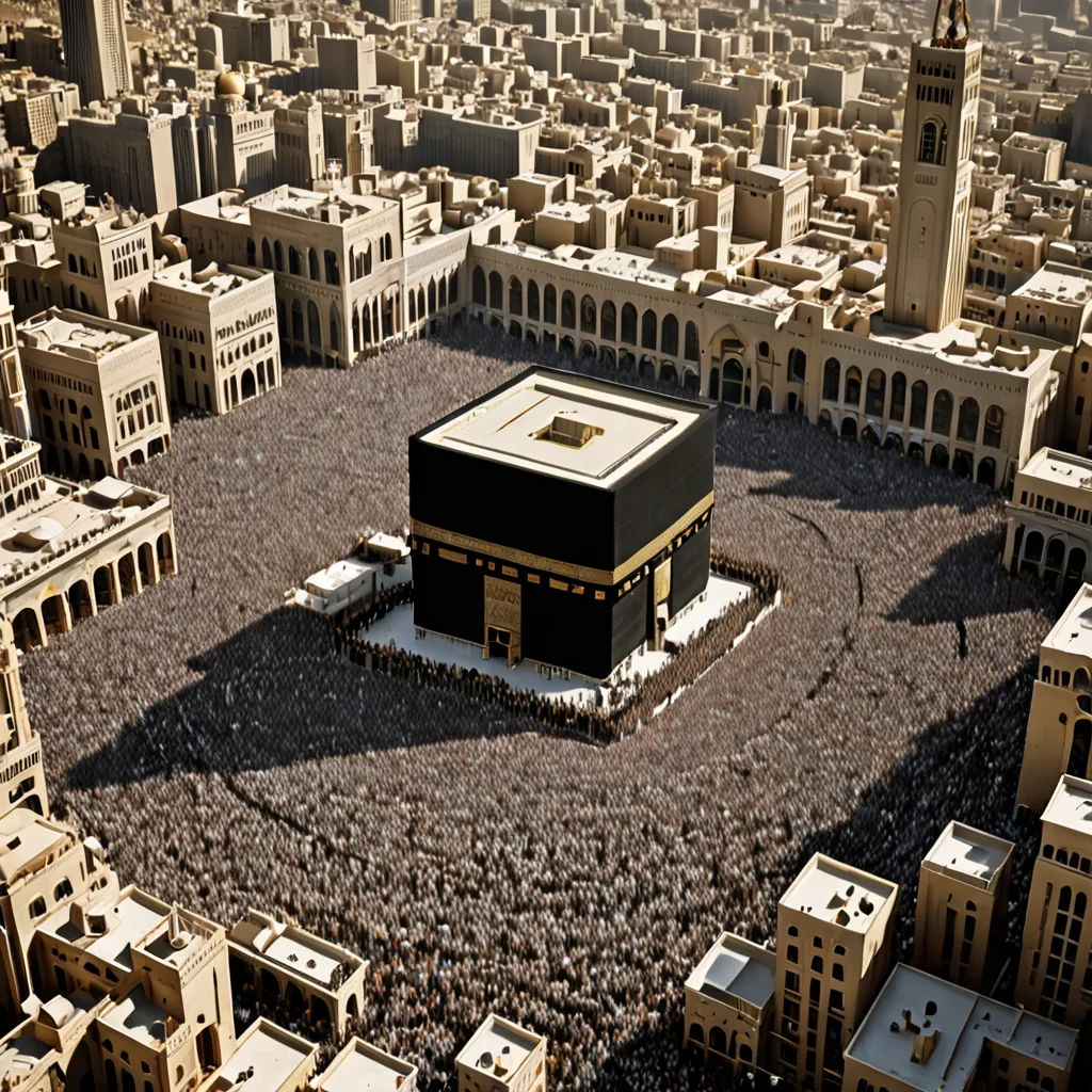 a large building surrounded by lots of buildings and a clock tower in the middle of the city of a city, a detailed matte painting, very beautiful, hurufiyya, Aya Goda