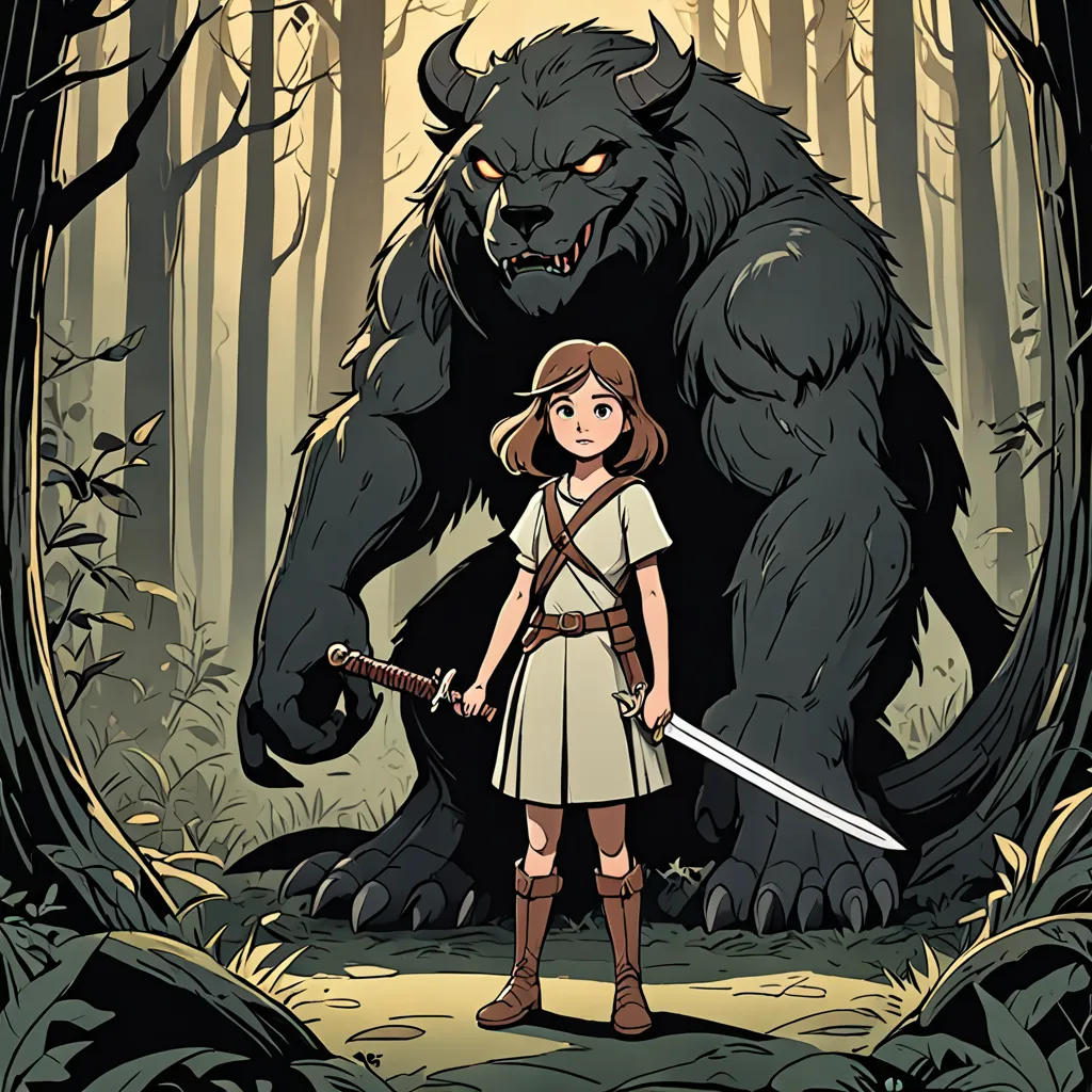 The Brave Guardian of the Woods
