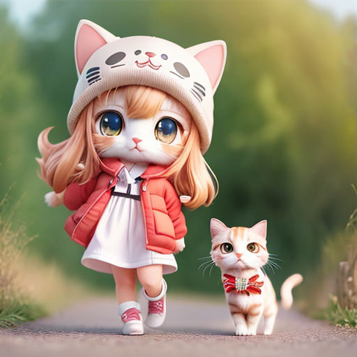 21 ideias de Gatos animes kawaii