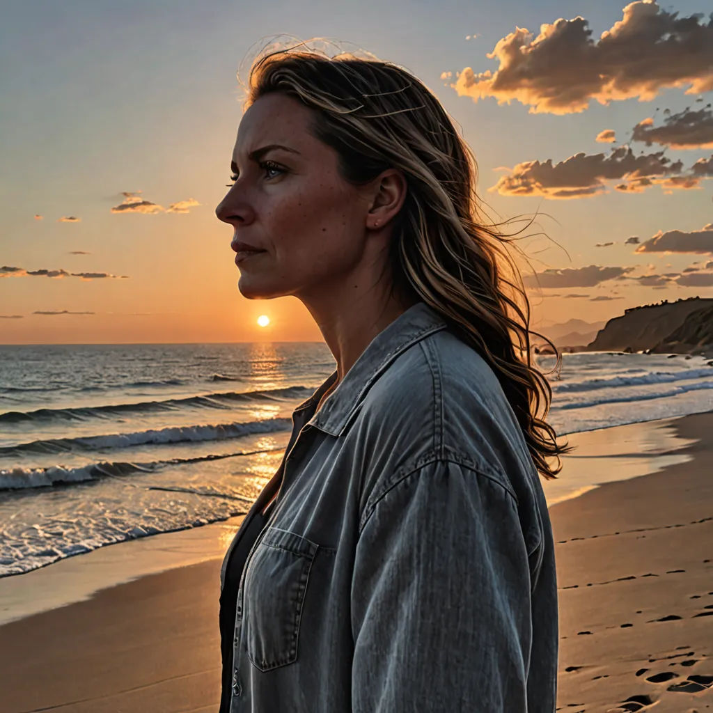 Sunset at the Nude Beach Story