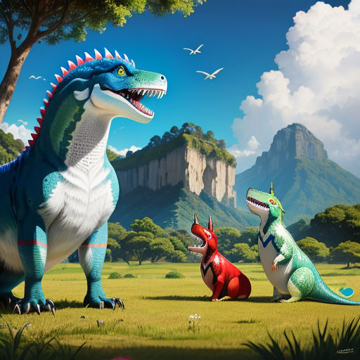 T-Rex Azul  Jurassic World Evolution Jogo de Dinossauro 