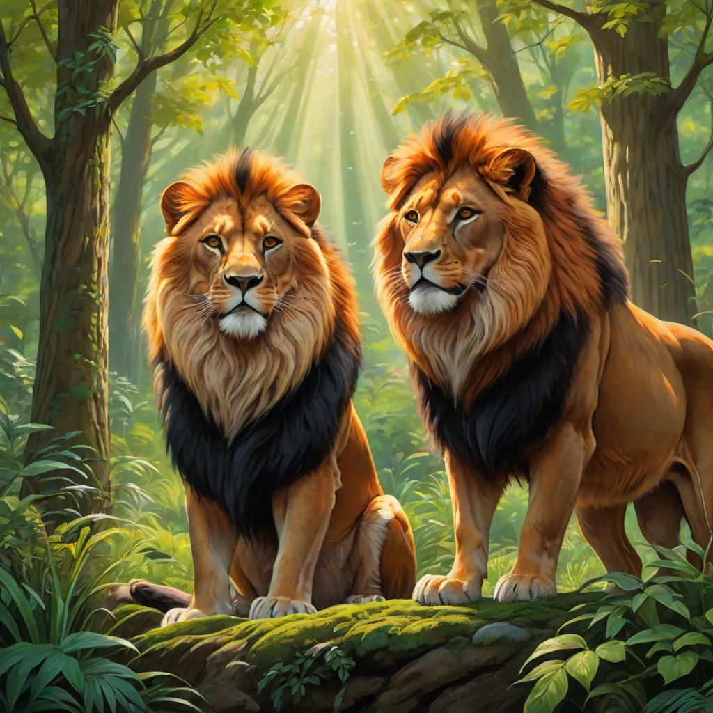 The Lion and the Fox: A Tale of Wisdom