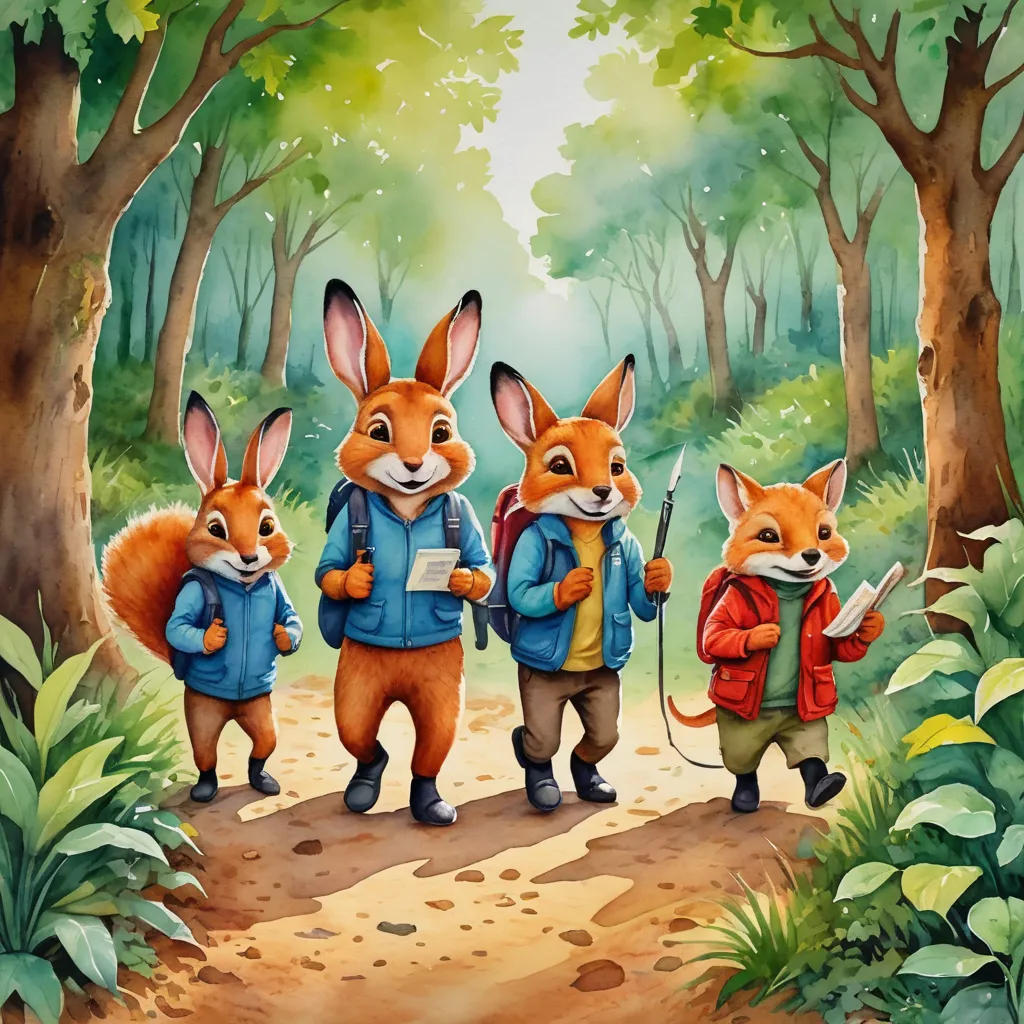 The Forest Friends' Treasure Hunt