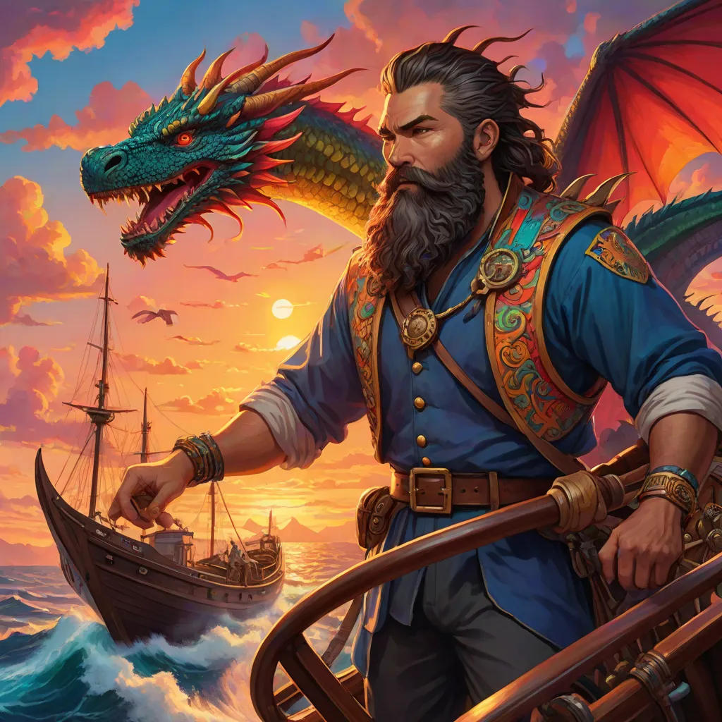 The Bearded Mariner and His Dragon