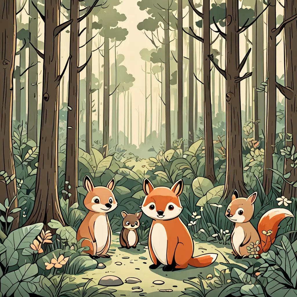 The Helpful Forest Friends