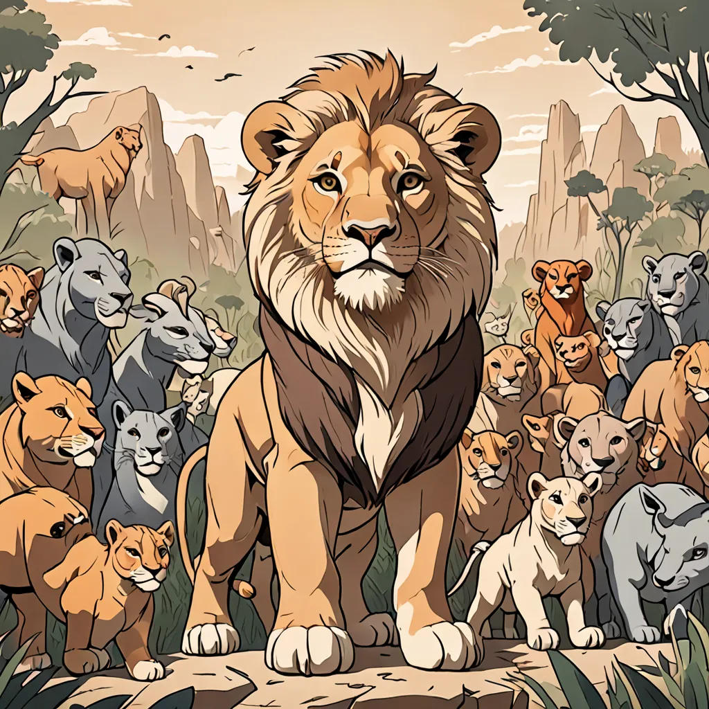 The Little Lion's Courage