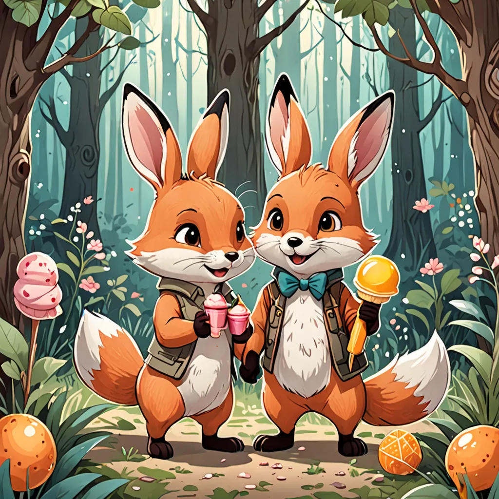Ice Cream and Juice: A Tale of Friendship