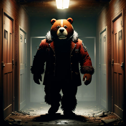 Bear Ears [III] Shadow Freddy (II) by ParanoidMan04 -- Fur