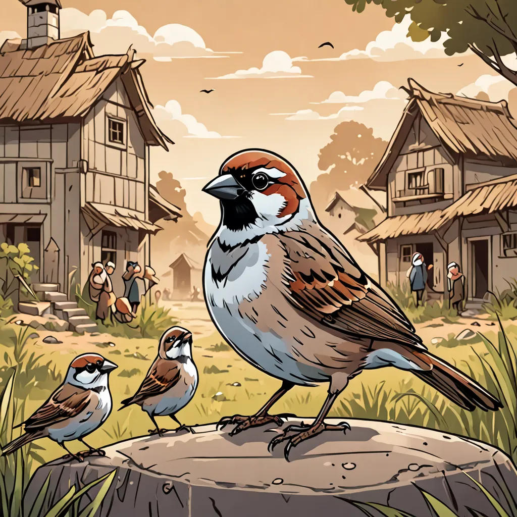 The Brave Little Sparrow