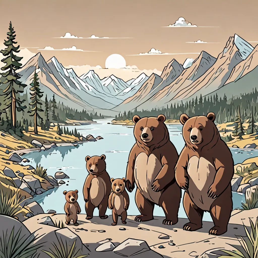 Die Abenteuer der Bärchen Familie