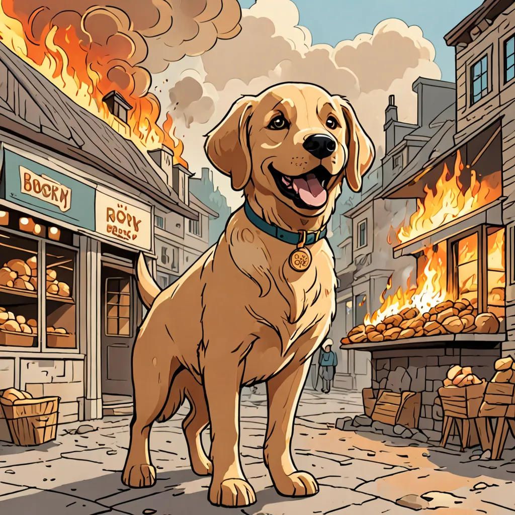 Rocky the Brave Dog