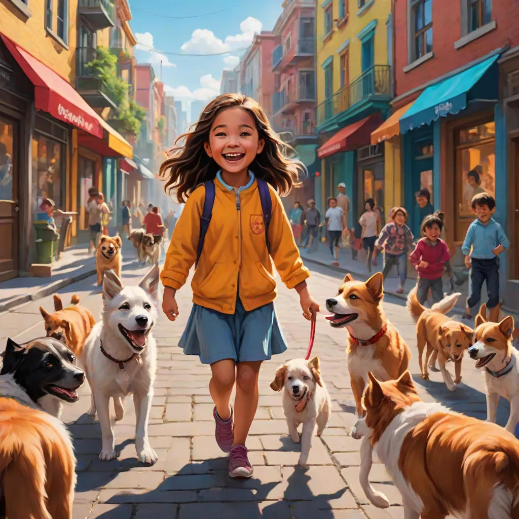 The Girl and the Street Dogs